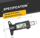 Digital Tyre Tread Depth Gauge UK,0-25.4 Mm Inch Tyre Guage Digital with Large…