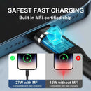 iPhone Charger Cable, 2Pack 3FT Fast Charging USB-C to Lightning Cable 4