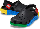 Crocs Unisex-Adult Classic LEGO System Clogs, LEGO Shoes for Women and Men | 8 Women/6 Men | Black — 2