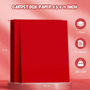 40 Sheets Red Cardstock Paper 8.5 x 11, Card Stock, Cardstock Printer Paper | 8.5x11 IN-40 Sheets — 2