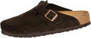 Birkenstock Women's Boston Suede Clogs – Brown — 2