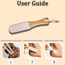 2-Pack Professional Pedicure Foot File & Pumice Stone with Wooden Handle — 6