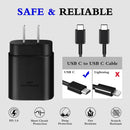 Type C Charger Fast Charging 2-Pack 25W Long 6FT USB C Cable photo 3