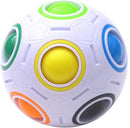 Magic Rainbow Ball Puzzle Fidget Stress Relief Ball Brain Teasers Games 12Holes — 1