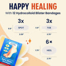 Dr. Frederick's Original Better Blister Bandages for Feet, 12 ct | Variety Pack - 12 count — 7