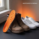Original Stepprs Comfort Shoe Insoles for Men Women Adjustable Size 4D Memory Foam Cloud Soles Arch Support Improved Posture (Orange, US Men 7.5-10.5) — 6