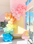 Pastel Rainbow Balloons Arch Garland Kit for Pastel Party Decor | Macaron — 3