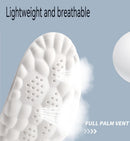 2 Pairs Inserts for Men & Women - 4D Cloud Shoe Insole Super Soft Comfort Memory Foam Inserts (Orange, Men: US 8-11) — 3