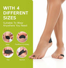 Bukihome Moleskin Adhesive Pads for Feet - Blister Prevention Tape - Moleskin Padding for Blisters, Shoes, Toes, Heel, Reduce Friction Pain - 22 Sheets of 4 Shapes (44 Pieces Total, Black) | 22 Sheets (44 Pieces Total) — 3