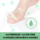 Funtery 20 Pcs Callus Pads for Feet, U Shaped Gel Foot Pads Waterproof 5