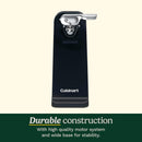 Cuisinart Electric Can Opener, One-Touch Operation, Nonslip Base, Black