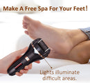 AdamPark Electric Callus Remover for Feet,Rechargeable Foot File Hard Skin Remover,Waterproof 14 in1 Professional Pedicure Kit for Cracked Heels &Dead Skin,with 3 Roller Heads 2 Speed(Black J8) — 8
