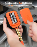 ETENWOLF T600 Digital Tire Pressure Gauge 250 PSI with Rubber Hose, Orange