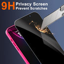 for iPhone 17 Pro Max Case with Privacy Screen Protector, Hot Pink — 8