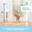 Carlson 29.5–36.5” Extra Wide Dog Gate with Small Pet Door, Walk-Through…