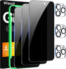 Wiaocit Tempered Glass Privacy Screen Protector for iPhone 16 Pro Max — 1
