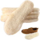 Linwnil 2Pairs Sheepskin Insoles Kid's Premium Thick Wool Fur Fleece Inserts Cozy & Fluffy for Children's — 1