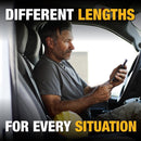 DEWALT Heavy Duty USB to Lightning Cable [Apple Mfi Certified] Durable, 4FT 7