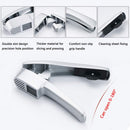 Garlic Press and Slicer 2-in-1, Mincer & Crusher with Peeler — 2