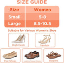 3/4 High Heel Cushion Inserts for Women, 2 Pairs Self-Adhesive Gel Shoe Inserts, Invisible Sandal Insoles for Relieving Foot Pain and Fatigue (Transparent, Small : Women's 5-8) — 4