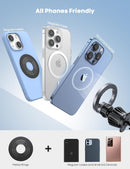 Lamicall for MagSafe Car Mount Vent 20 Super Magnets Accessories for iPhone | NEW Upgraded - Silver photo 3