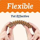 Groovies Original Smalll Flexible Dog Dental Chews, Oral Care 5-15 lbs 22Ct