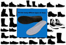 Shoe Insoles, Memory Foam Insoles, Providing Excellent Shock Absorption and Cushioning for Feet Relief, Comfortable Insoles for Men and Women for Everyday Use, M（US M: 6.5-9/W: 7.5-10） - Black — 7