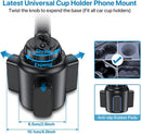 Miracase [Upgraded Version] Cup Phone Holder for Car, Universal Adjustable Long Neck Car Phone Mount Cradle Friendly Compatible with iPhone Samsung Google and All 4.0-7.0 inches Smartphones | Blue photo 3