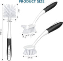 SetSail Dish Brush Set of 3 with Bottle Brush, Dish Scrub Brush with Long Handle Deep Cleaning Handle Brush with… — 2