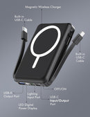 podoru for Magsafe Power Bank, 10000mAh Magnetic Portable Charger photo 3