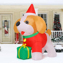 COMIN 5FT Christmas Inflatables Cavalier King Charles Puppy Yard LEDs Decor — 3