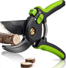 8.5" Professional Pruning Shears, Garden Clippers - Cuts 3X Easier Sharp Japanese Blade, Arthritis Friendly Garden Scissors for Seniors, Bonsai Cutters | Garden Shears — 1