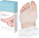 Metatarsal Pads 12 Pack Ball of Foot Cushions for Women and Men Soft Gel Foot Pads Pain Relief Forefoot Pad - Fits Most Shoes 1