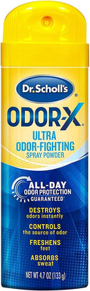Dr. Scholl's Odor-X Odor Fighting Spray Powder 4.70 oz (Pack of 4) — 2