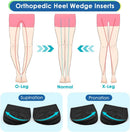 Dr. Shoesert 3 Layers Adjustable Orthopedic Heel Wedge Inserts, Supination & Pronation Correction Insoles for Bow Legs, Knee Pain, Foot Alignment (Black, Large - Women's 8.5-13|Men's 9-14) — 4