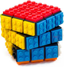 Willking Speed Cube 3x3 Build-on Brick Magic Cube 3x3x3 Brain Teaser Puzzles and Building Brick Blocks Toy for Kids Adult（Included Brick Separator） — 1