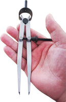 6 Inch Adjustable Lockable Steel Divider Wing Leather Compass — 4