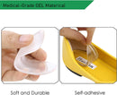 5 Pairs Medial & Lateral Heel Wedge Silicone Insoles - Corrective Adhesive Shoe Inserts for Foot Alignment, Knock Knee Pain, Bow Legs, Osteoarthritis for Men and Women — 4