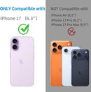 Dengduoduo 3 Pack Camera Lens Protector for iPhone 17, Tempered Glass, Ultra HD, 9H Hardness, Anti-Scratch, Case Friendly,[No Affect on Night Shots], Clear photo 2