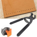 Leather Hole Puncher, Leather Silent Pliers Sturdy Carbon Steel Leather Craft Hole Punch Stitching Tools Sewing Chisel for Belts Purses Watch Bands(4mm-2 Teeth) — 4
