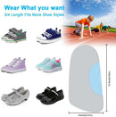 Guamar Removable Arch Support Inserts for Kids: 3 Height Adjustable Orthotic Insoles for Flat Feet Overpronation High Arch Supination Pain Relief Supports Alignment Posture in Children 3/4 — 8