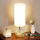 MOICO Table Lamp for Bedroom, Touch Nightstand Lamp with 10W USB Charging — 1