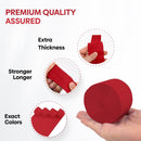 4 Red Streamers, 328ft Pack of Crepe Paper Party Decorations | 4 Pack - Red — 4