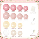 Pink and Yellow Balloon Arch Kit Pastel Yellow Balloons — 7