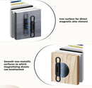10 Pack Magnetic Pen Holder for Refrigerator, Pencil Clips (Black) — 2