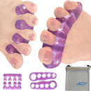 Chiroplax Gel Toe Separators Stretchers Spacers Bunion Tailor's Relief 1