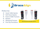 Air CAM Walker Boot Tall + Ankle & Foot Ice Pack Cold Wrap — 4