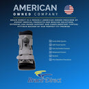 Brace Direct Short Full Shell Walking Boot with Air Pump – Low-Profile Orthopedic CAM Walker for Foot & Ankle Fractures, Sprains & Post-Op Recovery Small (US Shoe Men 4.5-7.5 / Women 6-8.5) — 2
