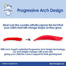 Arch Angels Children's Comfort Insoles - 3/4 Length Orthotic Arch Support for Kids (Youth 4-5) — 3