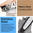GORILLA GRIP Upgraded Model Stainless Steel Manual Can Opener, Black — 3
